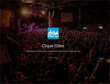 Tablet Screenshot of cliquecities.com